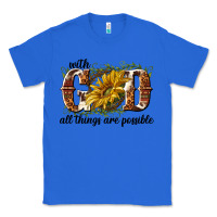 True Royal with god all things are possible Classic Tee - NancyCooperArtShop