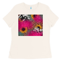 Bone pink glitter leopard cowhide Ladies Tee - JahusDesignShop