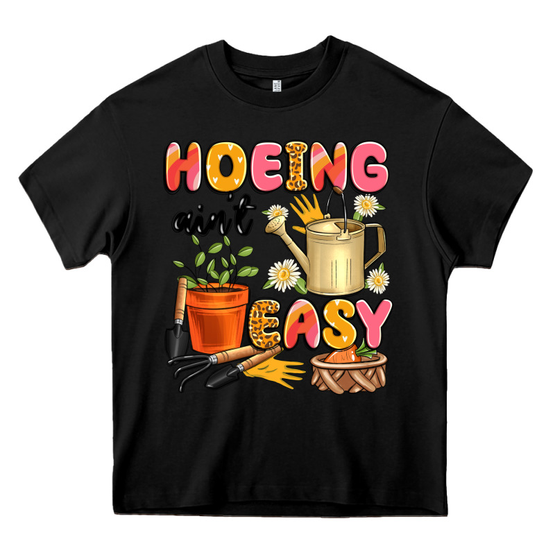 Hoeing Ain't Easy Heavy Core Tee by Artiststas | Teevron