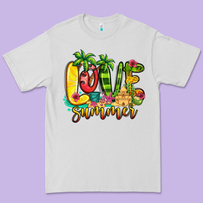 Love Summer Premium Tee Designed By Jasminsmagicworld
