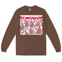 Chestnut pink christmas tree cakes Long Sleeve Tee - MaliasSmallBusiness