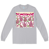 Moon Dust pink christmas tree cakes Long Sleeve Tee - MaliasSmallBusiness
