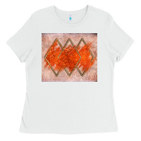 White orange glitter Ladies Tee - JahusDesignShop