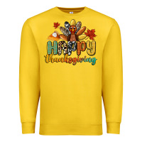 Lemon happy thanksgiving Premium Sweatshirt - CowGirlArtShop