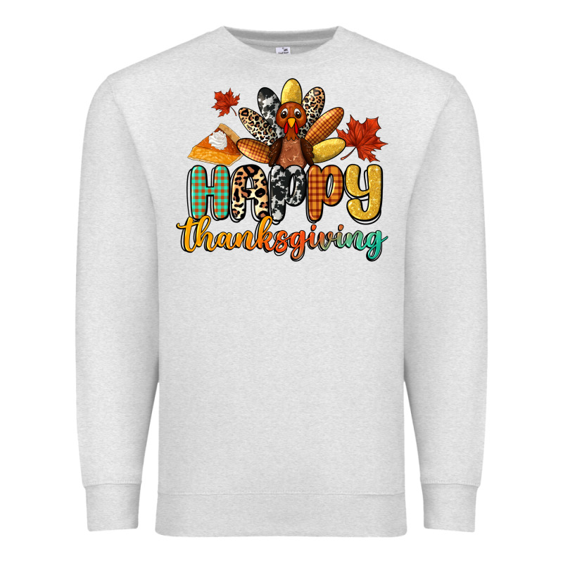 Happy Thanksgiving Premium Sweatshirt by CowGirlArtShop | Teevron