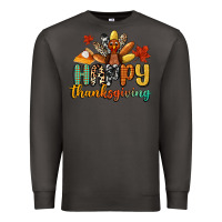 Smoke happy thanksgiving Premium Sweatshirt - CowGirlArtShop