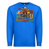 True Royal happy thanksgiving Premium Sweatshirt - CowGirlArtShop