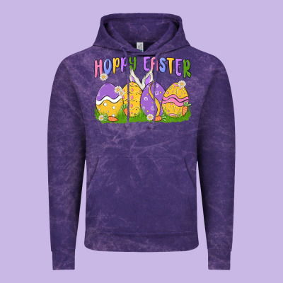 Hoppy Easter Vintage Hoodie Designed By Maliassmallbusiness