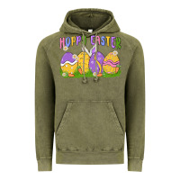 Vintage Olive hoppy easter Vintage Hoodie - MaliasSmallBusiness