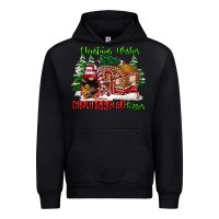 Black christmas wishes gingerbread kisses Urban Hoodie - FaDigitalArtStudio