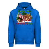 Cobalt christmas wishes gingerbread kisses Urban Hoodie - FaDigitalArtStudio