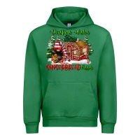 Emerald christmas wishes gingerbread kisses Urban Hoodie - FaDigitalArtStudio