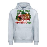 Heather Grey christmas wishes gingerbread kisses Urban Hoodie - FaDigitalArtStudio