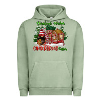Pigment Oil Green christmas wishes gingerbread kisses Urban Hoodie - FaDigitalArtStudio