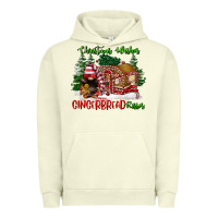 Pigment Pistachio christmas wishes gingerbread kisses Urban Hoodie - FaDigitalArtStudio