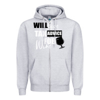 Heather Grey Tax Day Will Give Advice For Beer Gift Zipper Hoodie - Bettercallsaul