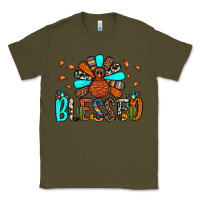 Army Green blessed turkey Classic Tee - JahusDesignShop