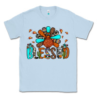 Dusty Blue blessed turkey Classic Tee - JahusDesignShop