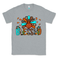 Heather Grey blessed turkey Classic Tee - JahusDesignShop