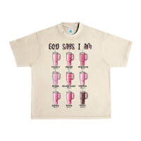 Sandshell god says i am bible verse stanley Urban Heavy Tee - MaliasSmallBusiness