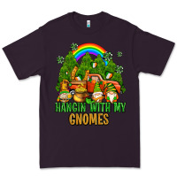 Plum hangin with my gnomes with rainbow Premium Tee - AdoDesignShop