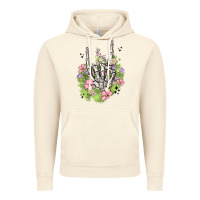 Vintage Artic skeleton flowers Vintage Hoodie - MaliasSmallBusiness