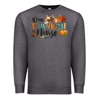 Charcoal Heather one thankful nurse Premium Sweatshirt - CowGirlArtShop
