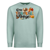 Seafoam one thankful nurse Premium Sweatshirt - CowGirlArtShop