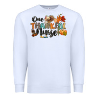 White one thankful nurse Premium Sweatshirt - CowGirlArtShop