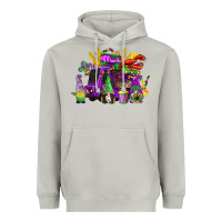 Moon Dust mardi gras gnome truck Heavyweight Hoodie - CowGirlArtShop