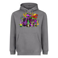 Storm mardi gras gnome truck Heavyweight Hoodie - CowGirlArtShop