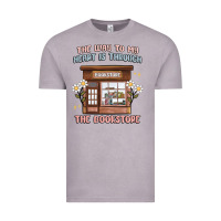 Vintage Zinc the way to my heart is through the bookstore Vintage Tee - MaliasSmallBusiness