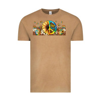 Vintage Camel hippie soul leopard sunflower Vintage Tee - JahusDesignShop