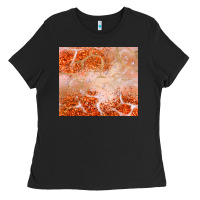 Black orange glitter Ladies Tee - JahusDesignShop