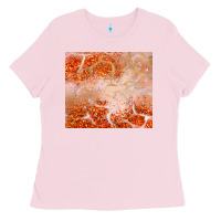 Bubblegum Pink orange glitter Ladies Tee - JahusDesignShop