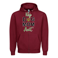 Burgundy Wife Dog Mom Aunt Zipper Hoodie - Bettercallsaul