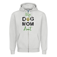 Dove Grey Wife Dog Mom Aunt Zipper Hoodie - Bettercallsaul