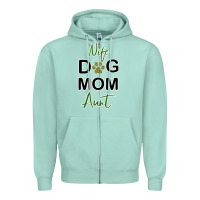 Seafoam Wife Dog Mom Aunt Zipper Hoodie - Bettercallsaul