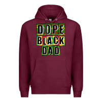 Burgundy dope black dad Premium Hoodie - CowGirlArtShop