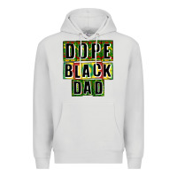 Dove Grey dope black dad Premium Hoodie - CowGirlArtShop