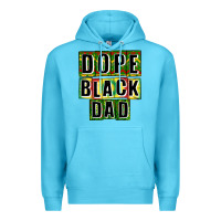 Ocean Blue dope black dad Premium Hoodie - CowGirlArtShop
