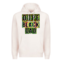 Pale Pink dope black dad Premium Hoodie - CowGirlArtShop