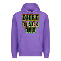 Purple dope black dad Premium Hoodie - CowGirlArtShop