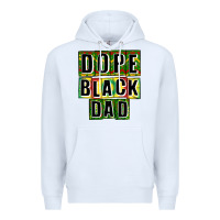 White dope black dad Premium Hoodie - CowGirlArtShop