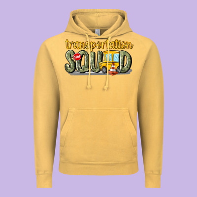 Transportation Squad Vintage Hoodie Designed By Maliassmallbusiness