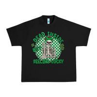 Black dead inside but feeling lucky Urban Heavy Tee - MaliasSmallBusiness