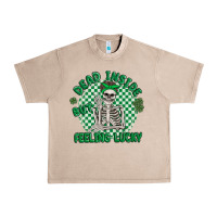 French Oak dead inside but feeling lucky Urban Heavy Tee - MaliasSmallBusiness
