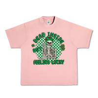Salmon dead inside but feeling lucky Urban Heavy Tee - MaliasSmallBusiness