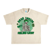Sandshell dead inside but feeling lucky Urban Heavy Tee - MaliasSmallBusiness