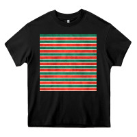 Black christmas stripes seamless pattern Heavy Core Tee - BundleAndBundleShop